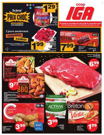 Coop IGA Flyer November 23 to 29