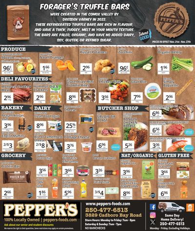 Pepper's Foods Flyer November 21 to 27