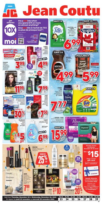 Jean Coutu (NB) Flyer November 23 to 29
