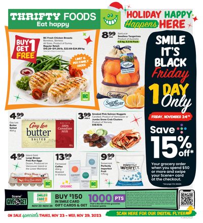 Thrifty Foods Flyer November 23 to 29