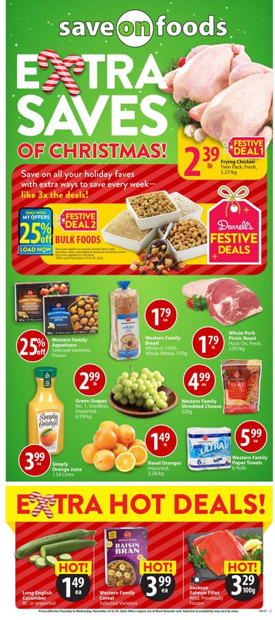 Save On Foods (SK) Flyer November 23 to 29