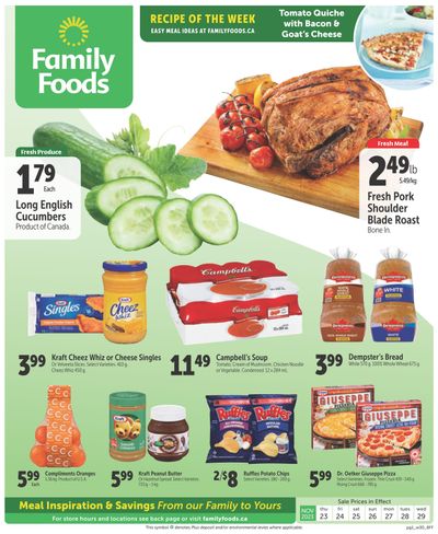 Family Foods Flyer November 23 to 29