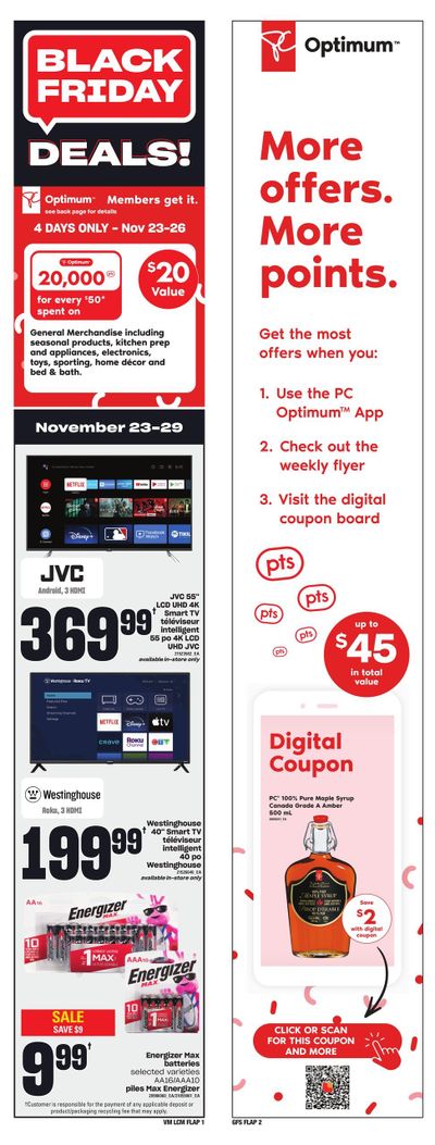 Loblaws City Market (ON) Flyer November 23 to 29