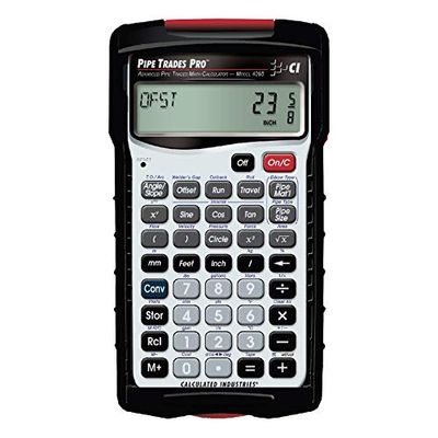 Calculated Industries 4095 Pipe Trades Pro Advanced Math Calculator, White $74.2 (Reg $106.92)