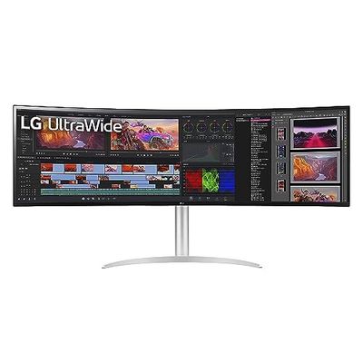LG UltraWide 49WQ95C Dual QHD Monitor with 49 inch IPS Display 5ms Refresh Time 144Hz Refresh Rate, White $1499.99 (Reg $1799.99)