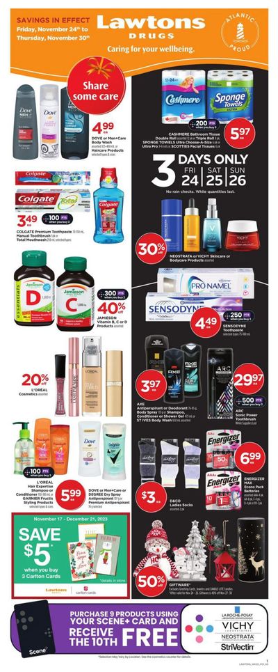 Lawtons Drugs Flyer November 24 to 30