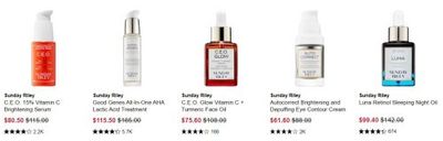 Sephora Canada Black Friday Offers: Save 30% on Sunday Riley Today Only + Shark FlexStyle $299.99 + New Sale Items Added up to 50% off + More