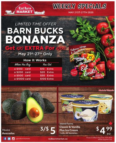 Red Barn Market Flyer May 21 to 27