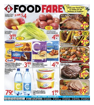 Food Fare Flyer November 24 to 30