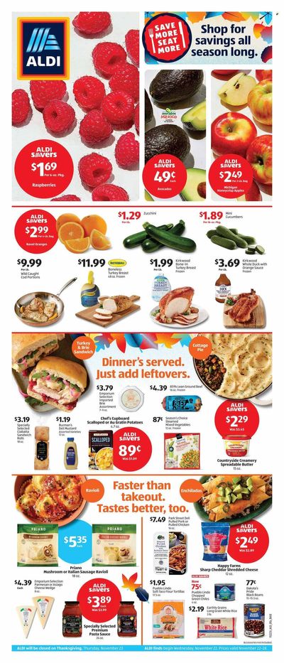 ALDI (AR, IA, IL, MO) Weekly Ad Flyer Specials November 22 to November 28, 2023
