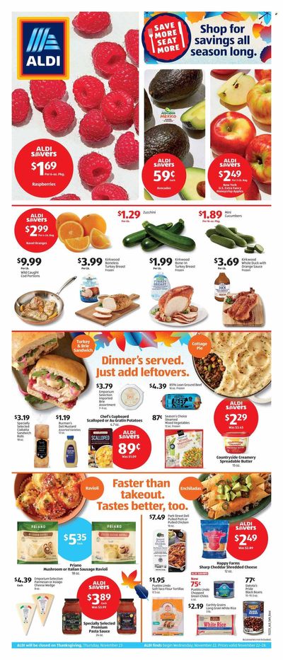 ALDI (CT, MA, NY, VT) Weekly Ad Flyer Specials November 22 to November 28, 2023