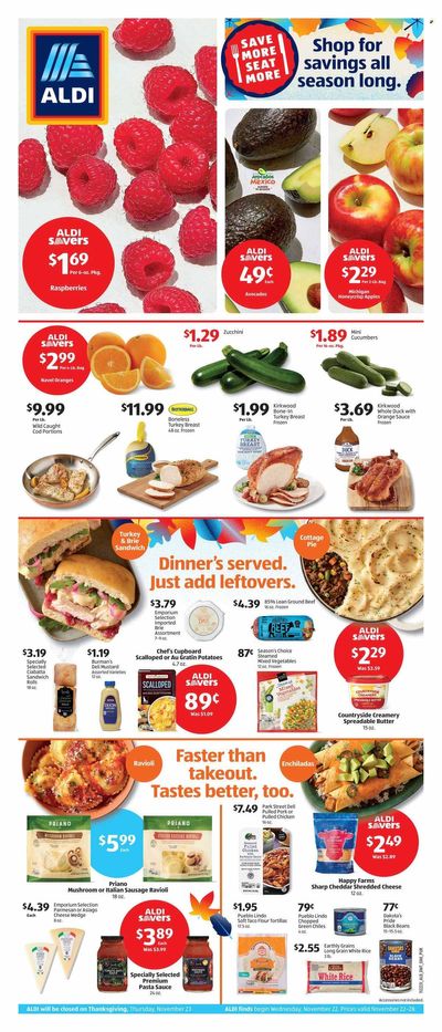 ALDI (IA, IL, WI) Weekly Ad Flyer Specials November 22 to November 28, 2023