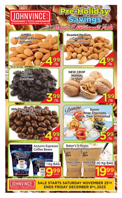 Johnvince Foods Flyer November 25 to December 8