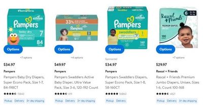 Walmart Canada: Save 20% on Diapers with Subscribe and Save + Get 20% off Orders of $100 or More with Promo Code