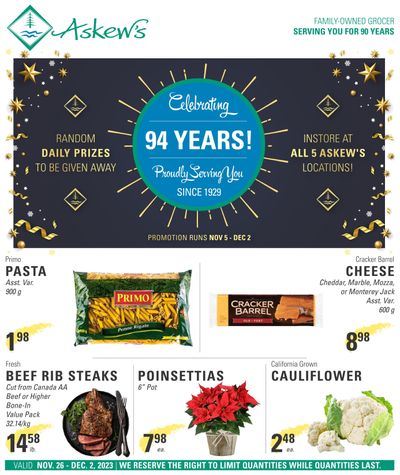 Askews Foods Flyer November 26 to December 2