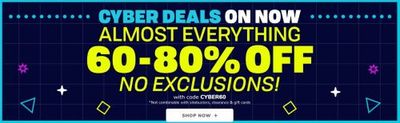 The Children’s Place Canada Cyber Deals: 60-80% off Almost Everything + Extra $10 off $75 Purchase + Free Shipping
