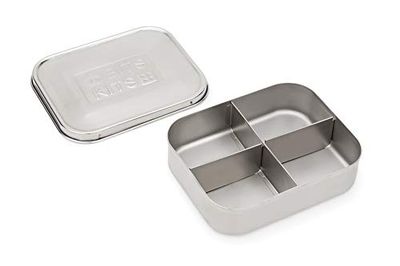 Bits Kits 20802 Stainless Steel Bento Box Lunch and Snack Container for Kids and Adults, 4-Sections $10.4 (Reg $20.49)