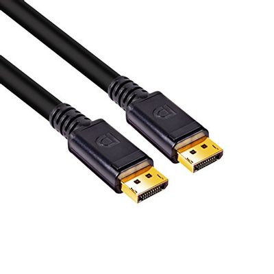 Club3D DisplayPort to DisplayPort 1.4/HBR3 Cable DP 1.4 8K 60Hz 4m/13.12', 24AWG Black, VESA Certified (CAC-1069B) $34.99 (Reg $40.98)