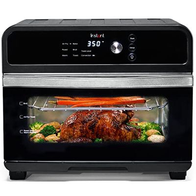 Instant Omni Air Fryer Toaster Oven Combo 19 QT/18L, From the Makers of Instant Pot, 7-in-1 Functions, Fits a 12" Pizza Oven, 6 Slices of Bread, App with Over 100 Recipes, Black Finish $225.06 (Reg $252.56)