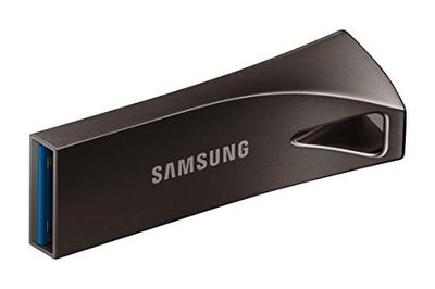 Samsung BAR Plus 256GB - 400MB/s USB 3.1 Flash Drive Titan Gray (MUF-256BE4/AM) $32.99 (Reg $51.99)