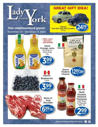 Lady York Foods Flyer November 27 to December 3