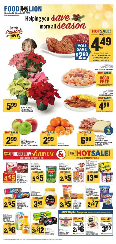 Food Lion Weekly Ad Flyer Specials November 24 to November 28, 2023