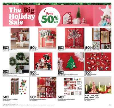 Michael's The Big Holiday Sale Flyer November 27 to 30