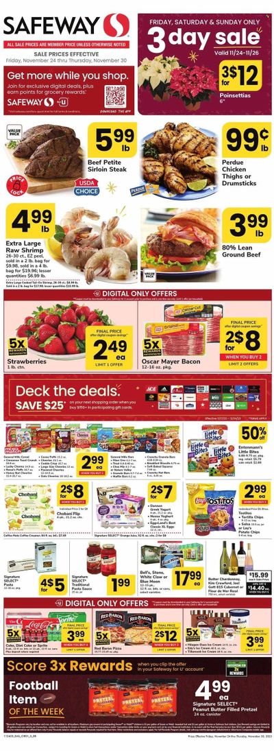 Safeway (MD) Weekly Ad Flyer Specials November 24 to November 30, 2023
