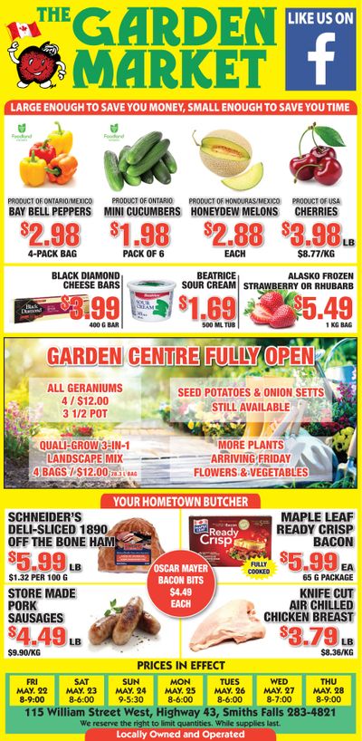 The Garden Market Flyer May 22 to 28