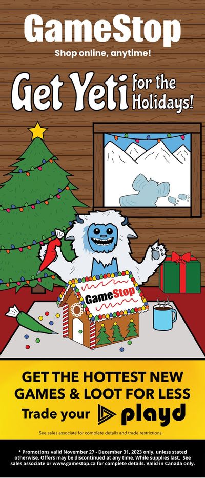 GameStop Flyer November 27 to December 31