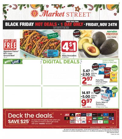 Market Street (NM, TX) Weekly Ad Flyer Specials November 24 to November 28, 2023