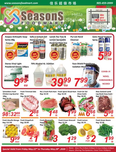 Seasons Food Mart (Brampton) Flyer May 22 to 28