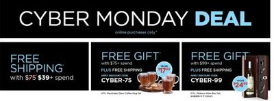 Kitchen Stuff Plus Canada Cyber Monday Sale: Free Shipping When You Spend $39 + Free Gift When You Spend $79 or $99