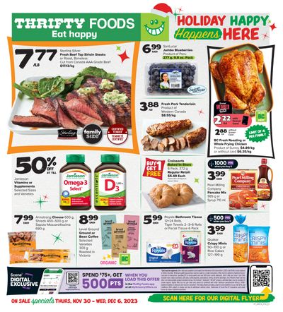 Thrifty Foods Flyer November 30 to December 6