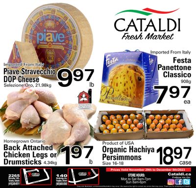 Cataldi Fresh Market Flyer November 29 to December 5