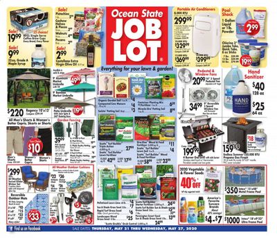 Ocean State Job Lot Weekly Ad & Flyer May 21 to 27