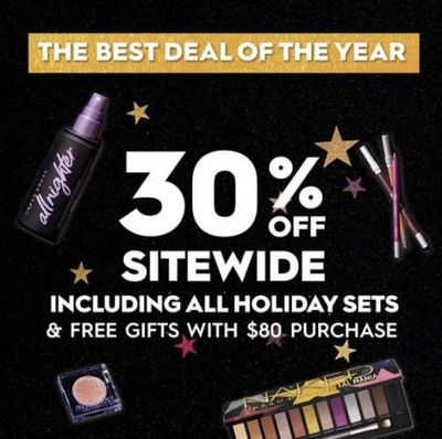 Urban Decay Canada: 30% Off Everything Site Wide *Now Includes Gift Sets for a Limited Time*
