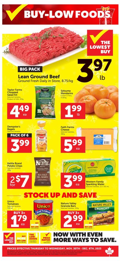 Buy-Low Foods (BC) Flyer November 30 to December 6