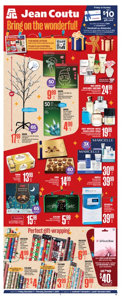 Jean Coutu (ON) Flyer December 1 to 7