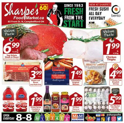 Sharpe's Food Market Flyer November 30 to December 6