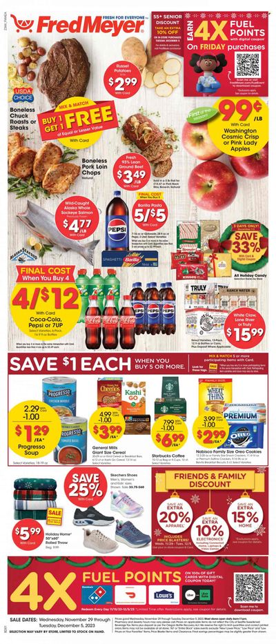 Fred Meyer (ID) Weekly Ad Flyer Specials November 29 to December 5, 2023
