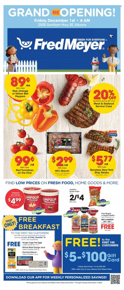 Fred Meyer (OR) Weekly Ad Flyer Specials November 29 to December 5, 2023