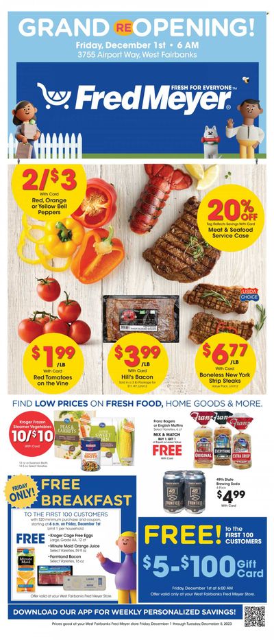 Fred Meyer (AK) Weekly Ad Flyer Specials November 29 to December 5, 2023
