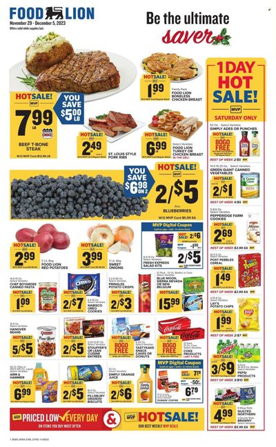 Food Lion (KY) Weekly Ad Flyer Specials November 29 to December 5, 2023