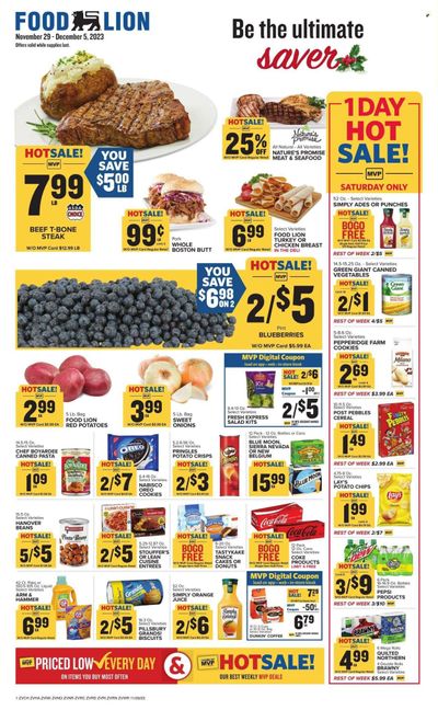 Food Lion (VA) Weekly Ad Flyer Specials November 29 to December 5, 2023
