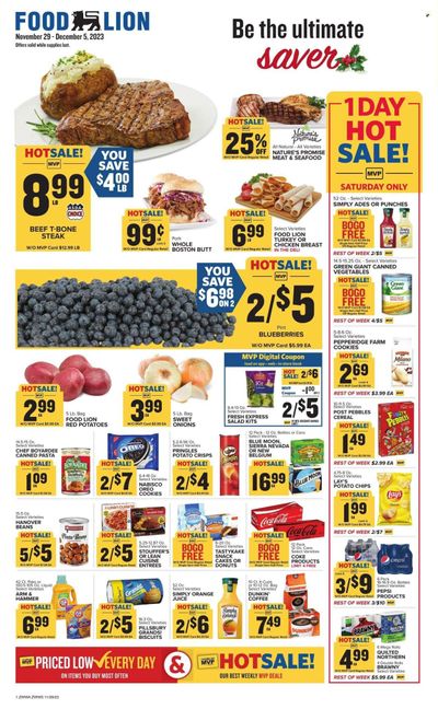 Food Lion (WV) Weekly Ad Flyer Specials November 29 to December 5, 2023