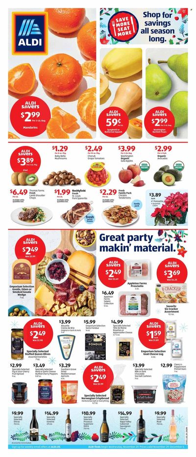 ALDI (IL, IN) Weekly Ad Flyer Specials November 29 to December 5, 2023