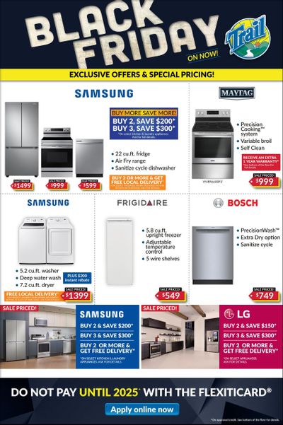 Trail Appliances (AB & SK) Flyer November 30 to December 6