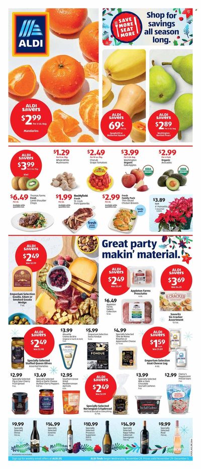ALDI (IN) Weekly Ad Flyer Specials November 29 to December 5, 2023