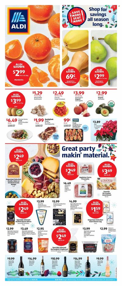 ALDI (MI) Weekly Ad Flyer Specials November 29 to December 5, 2023